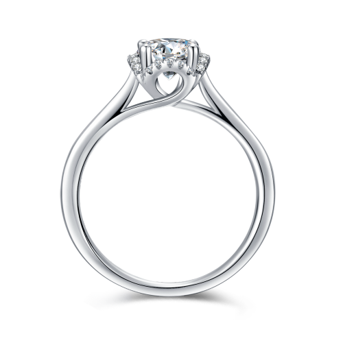 Hot Sale 925 Trendy Pure Silver Ring Jewelry With  Delicate Diamond New Model Ring With Good Quality For Women